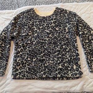 LOFT Animal Print Knit Sweater